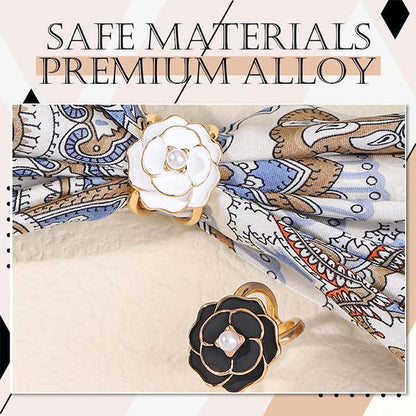 ✨ Fransk elegant kappa-scarfspänne – elegans inom räckhåll!