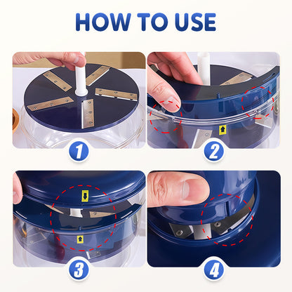 🔥50 % rabatt så länge lagret räcker!🎉Bärbar Automatisk Elektrisk Fruktskalare