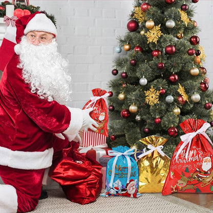 Julklappspåse med Dragsko