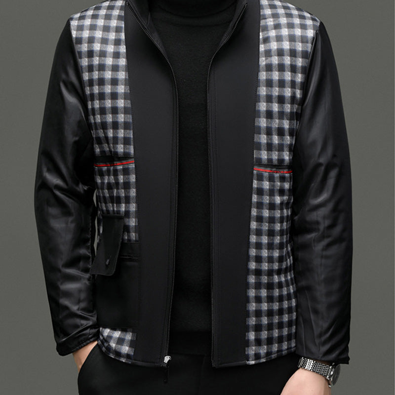 Trenchcoat i mellanlängd med avtagbart innerfoder för herr