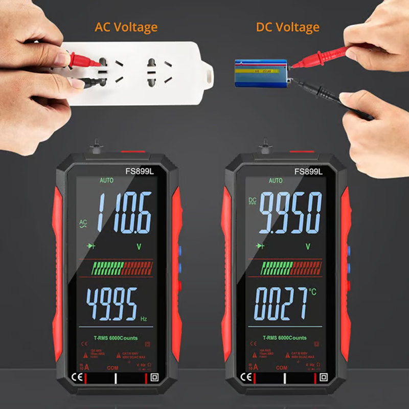 USB-uppladdningsbar Digital Multimeter