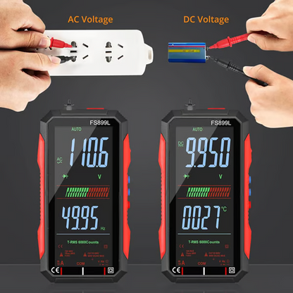 USB-uppladdningsbar Digital Multimeter