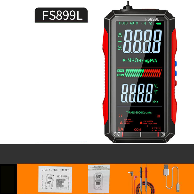 USB-uppladdningsbar Digital Multimeter