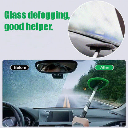 🚗💦 Vindruterengörare med utdragbart handtag – 180° roterande och tvättbar för enklare bilrengöring ✨