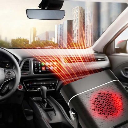 🔥 2-i-1 Bärbar Bilvärmare med 360° Rotation – Snabb Uppvärmning & Kyla! ⏰ Endast nu 50% rabatt!