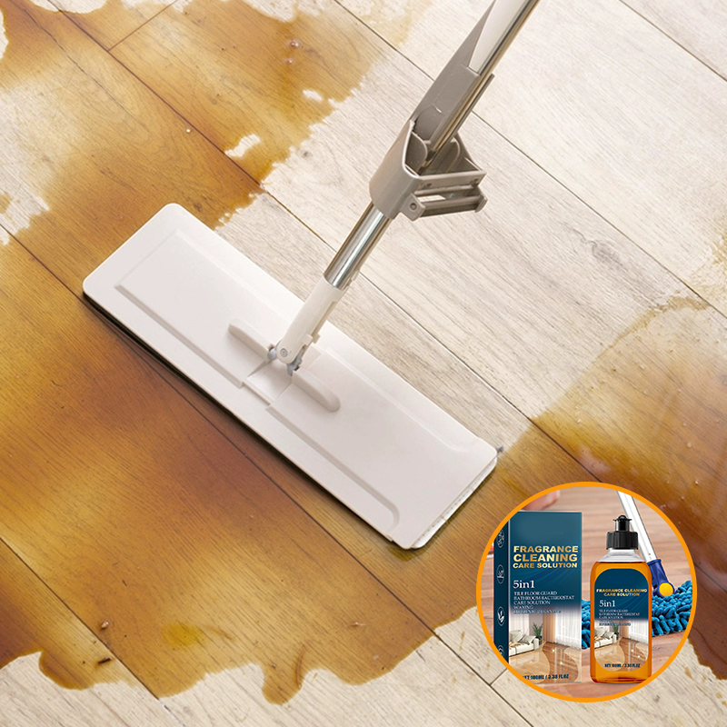 Snabbtorkande och fläckborttagande golvrengöring med långvarig doft