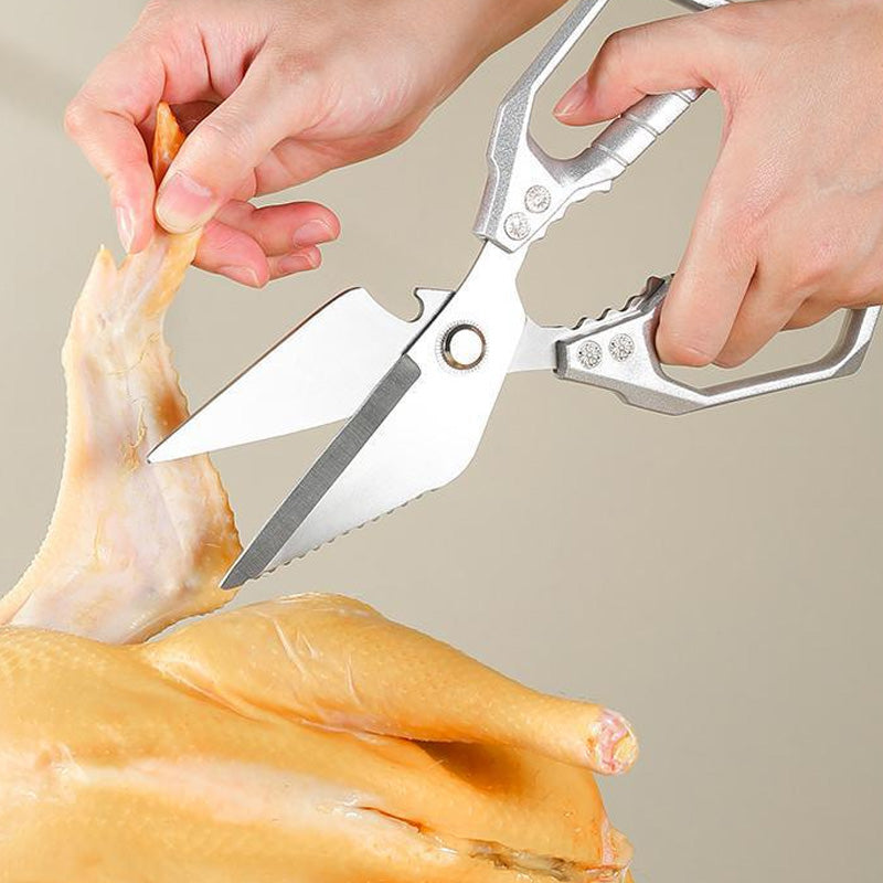 🔈🔈60% RABATT✂️ Den enda kökssaxen du behöver – Skär kyckling, örter, wraps och nötter