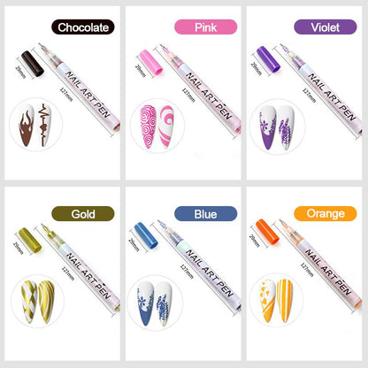 ✨ DIY Nagelkonstborstar – 12-färgers böjda nagelkonstborsteset 💅🎨