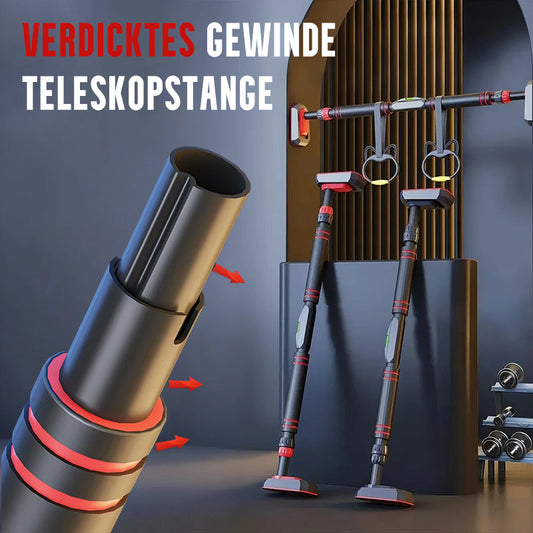 Stabil väggpull-up-stång utan borrning