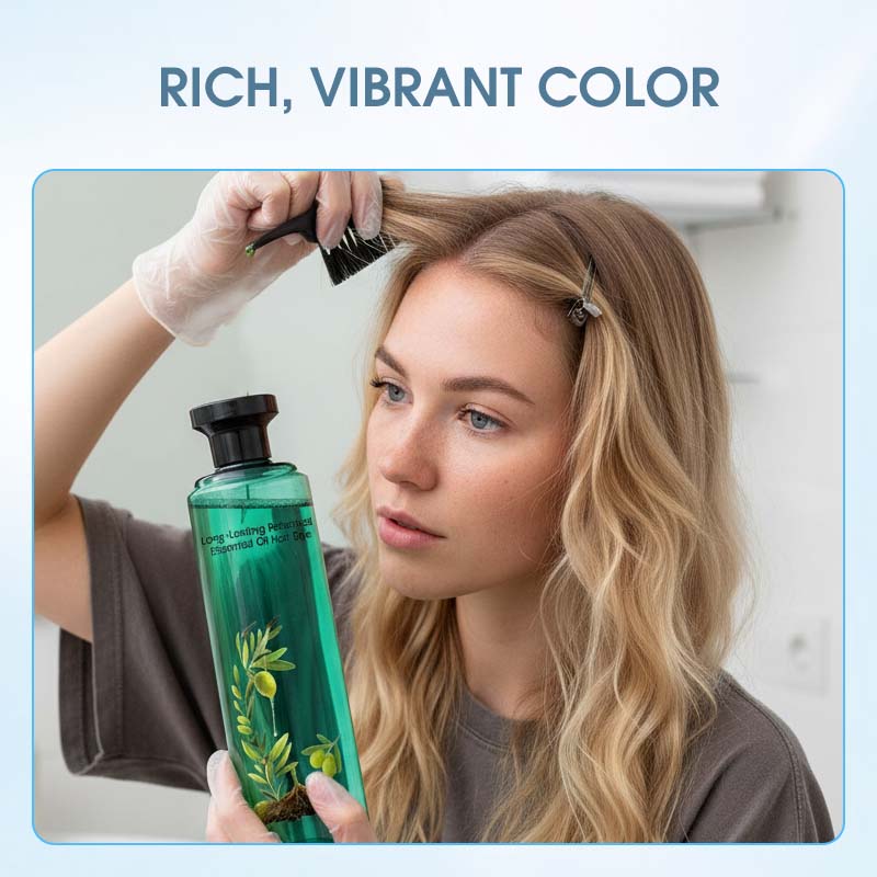 🌿 50 % RABATT NÅ! 🔥 Langvarig botanisk hårfarge – Få salongresultater hjemme!✨
