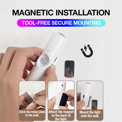 💡🌈 Magnetisk smart rörelsesensor med RGB-stämningsbelysning – flexibel belysning för hemmet 🏠✨