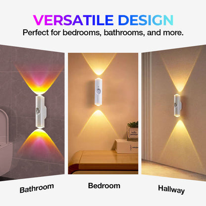 💡🌈 Magnetisk smart rörelsesensor med RGB-stämningsbelysning – flexibel belysning för hemmet 🏠✨