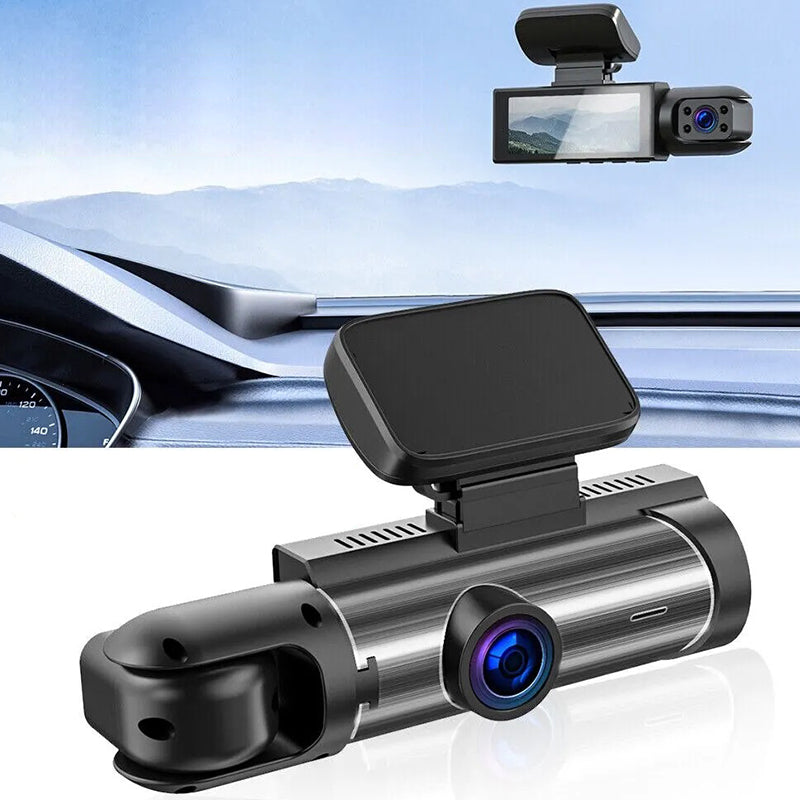🔈🔈50 % RABATT🚗📹Dashcam med 170° vidvinkel och 1080p dubbla linser🔥Fri frakt🔥