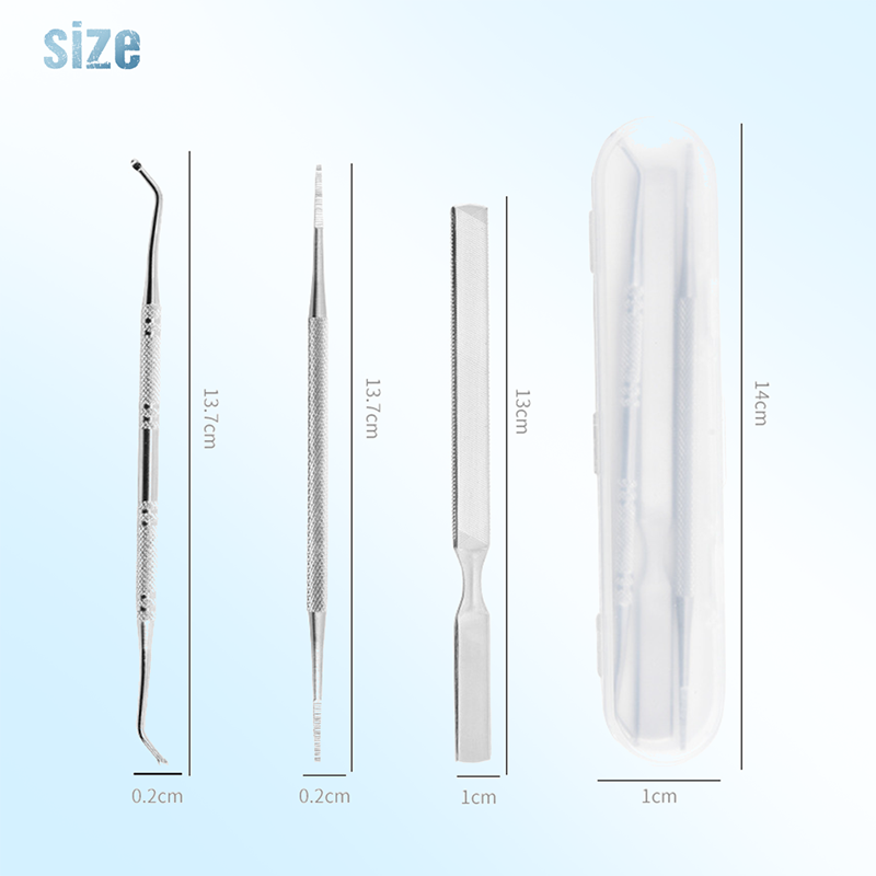 Rostfria Verktygsset för Manikyr och Pedikyr