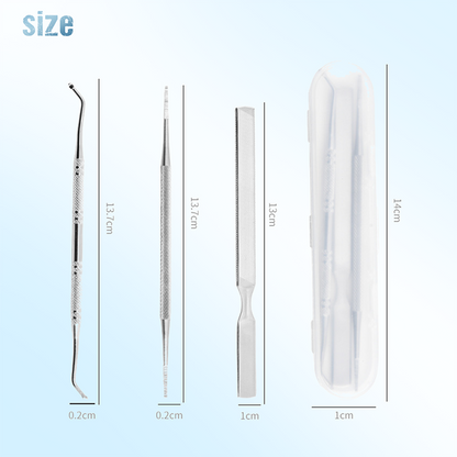 Rostfria Verktygsset för Manikyr och Pedikyr