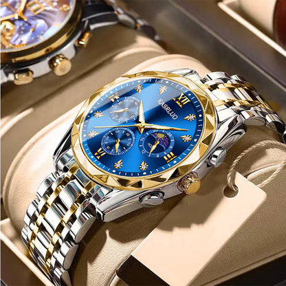 ⌚ 50 % RABATT NÅ! 🔥 Vanntett kvartsklokke for menn – Elegant og slitesterk, perfekt for hverdag og eventyr ✨