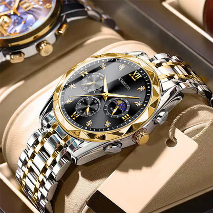 ⌚ 50 % RABATT NÅ! 🔥 Vanntett kvartsklokke for menn – Elegant og slitesterk, perfekt for hverdag og eventyr ✨