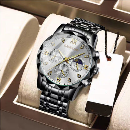 ⌚ 50 % RABATT NÅ! 🔥 Vanntett kvartsklokke for menn – Elegant og slitesterk, perfekt for hverdag og eventyr ✨