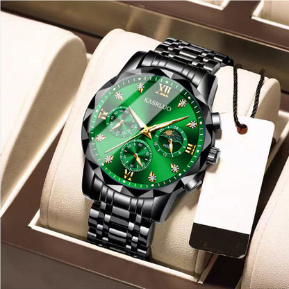 ⌚ 50 % RABATT NÅ! 🔥 Vanntett kvartsklokke for menn – Elegant og slitesterk, perfekt for hverdag og eventyr ✨