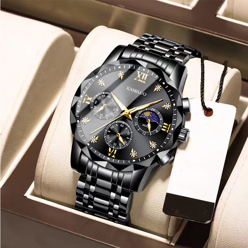 ⌚ 50 % RABATT NÅ! 🔥 Vanntett kvartsklokke for menn – Elegant og slitesterk, perfekt for hverdag og eventyr ✨