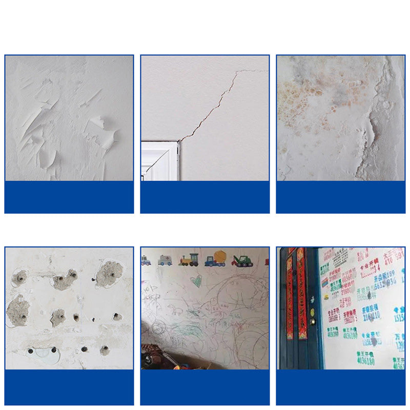 Väggreparationspasta för sprickor och hål