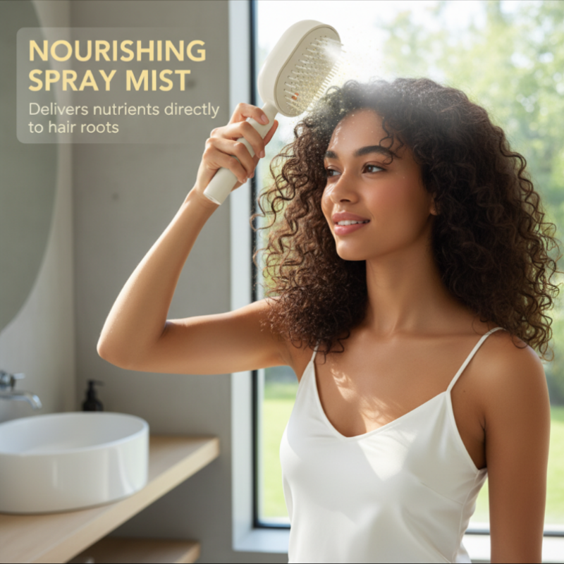 📢 HALVA PRISET 💖 Elektrisk spraykam med massagefunktion ✨ Ger håret glans, fukt & en spa-liknande känsla hemma 💆‍♀️