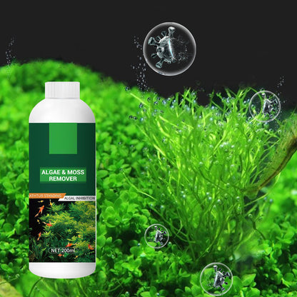 🎉Pakke med god verdi💥 Alge- og mosefjerner for akvarium - trygg vannrensing