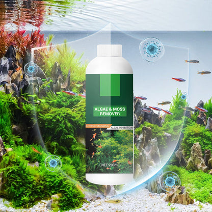🎉Pakke med god verdi💥 Alge- og mosefjerner for akvarium - trygg vannrensing