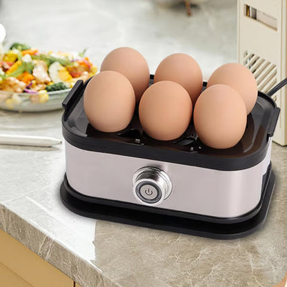 🍳✨ Multifunktionell äggkokare med genomskinligt lock – koka ägg, pochera och tillaga omelett enkelt hemma 🥚🏡