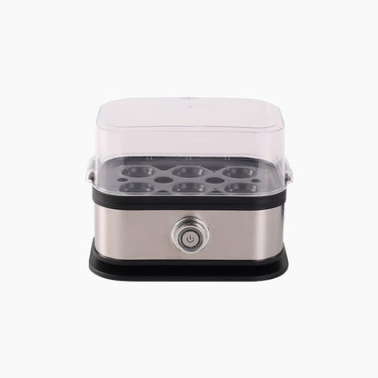 🍳✨ Multifunktionell äggkokare med genomskinligt lock – koka ägg, pochera och tillaga omelett enkelt hemma 🥚🏡