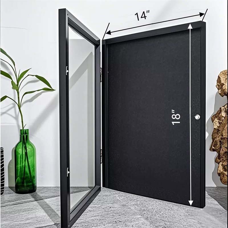 🔥⏰50 % RABATT!!!🔥Trädisplayram för matchtröja med magnetisk dörr