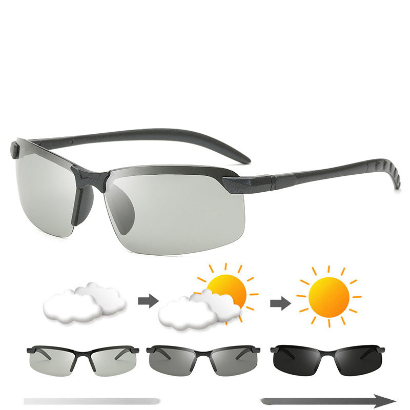 🕶️ 50% RABATT! ☀️ Natt & Dag Utomhus Solglasögon – Adaptiva Linser, UV400-Skydd & Bekväma för Alla Ljusförhållanden 🌙
