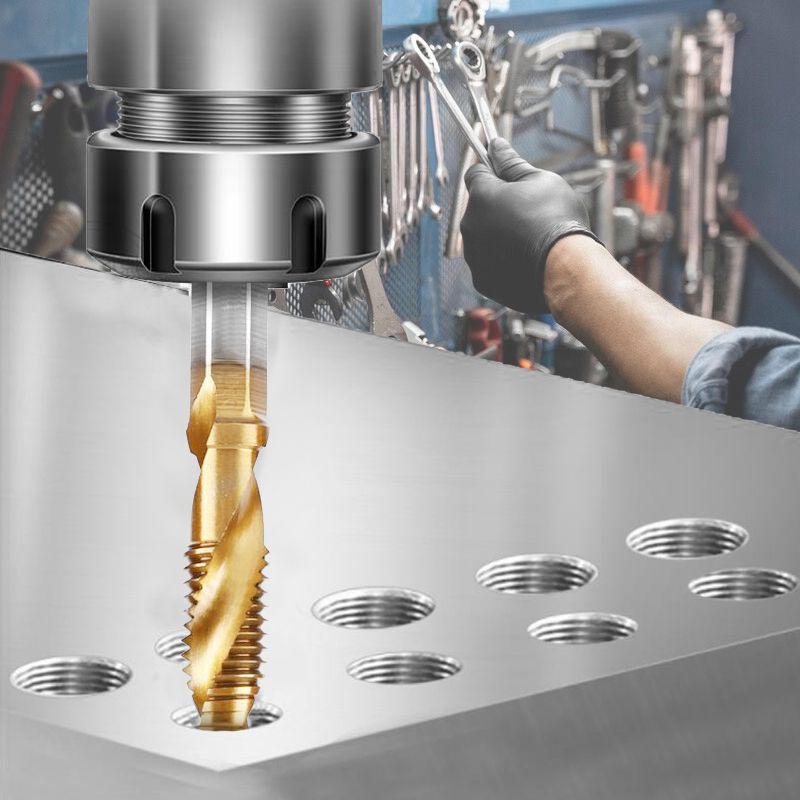 6-delars multifunktionellt spiralborrset