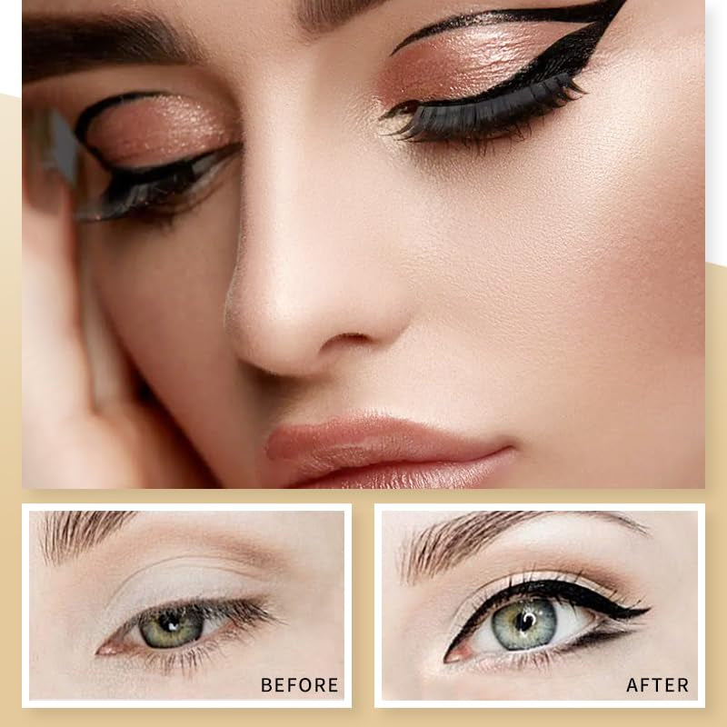 💄 KJØP 1, FÅ 1 GRATIS! 💄 Langvarig, vanntett flytende eyelinerblyant – Intens farge, presis tupp og hurtigtørkende 💄