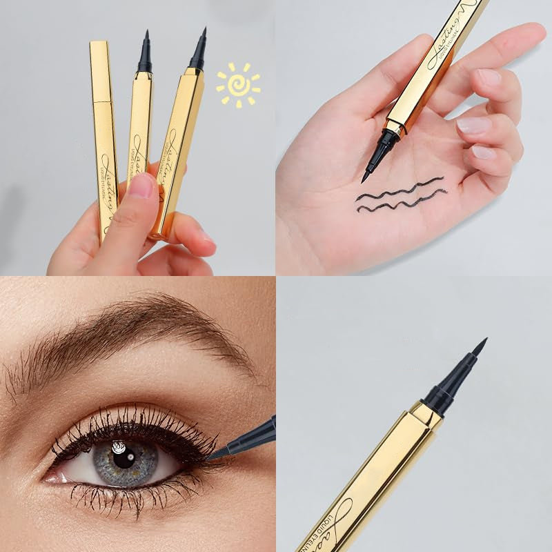 💄 KJØP 1, FÅ 1 GRATIS! 💄 Langvarig, vanntett flytende eyelinerblyant – Intens farge, presis tupp og hurtigtørkende 💄