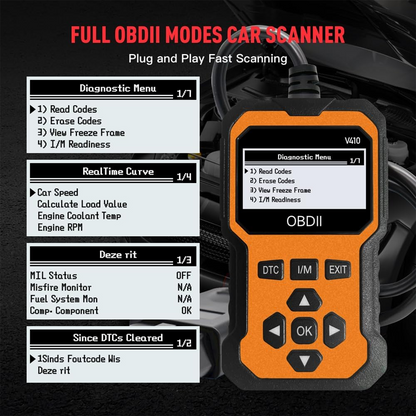 ⏰ Endast nu 50% rabatt!⏰Professionell OBD2-skanner – fullständig diagnostik, radera koder med ett klick och flerspråkig! 📊💡
