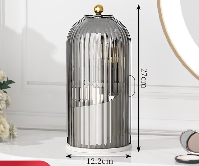 🏡 60% RABATT ✨ | Tandborstförvaring med Skjutlock – 3 Fack & 360° Roterbar