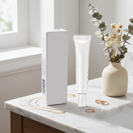 Essenskräm för korrigering av mörka fläckar