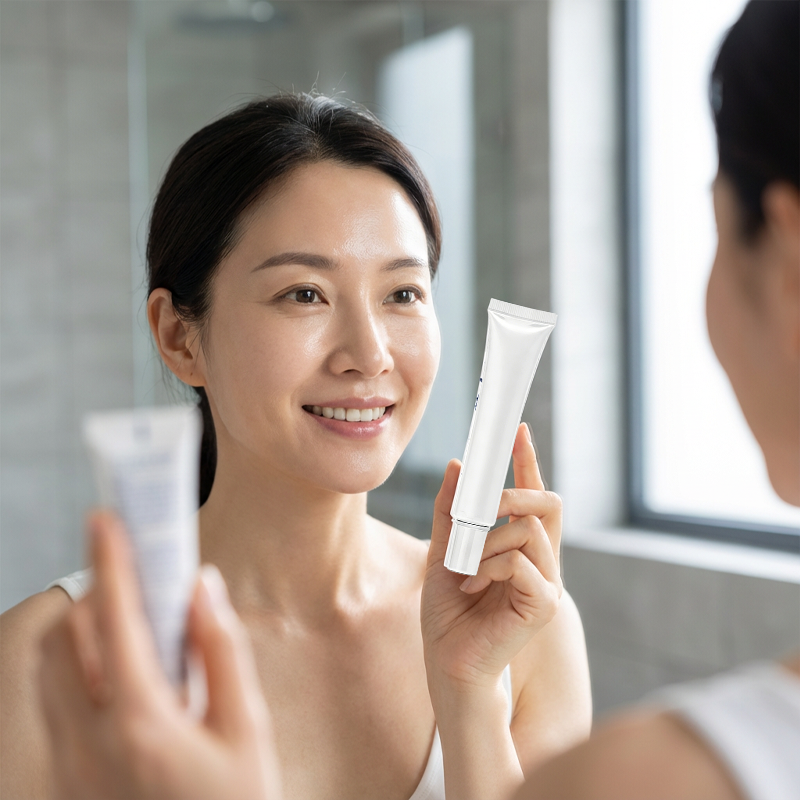 Essenskräm för korrigering av mörka fläckar