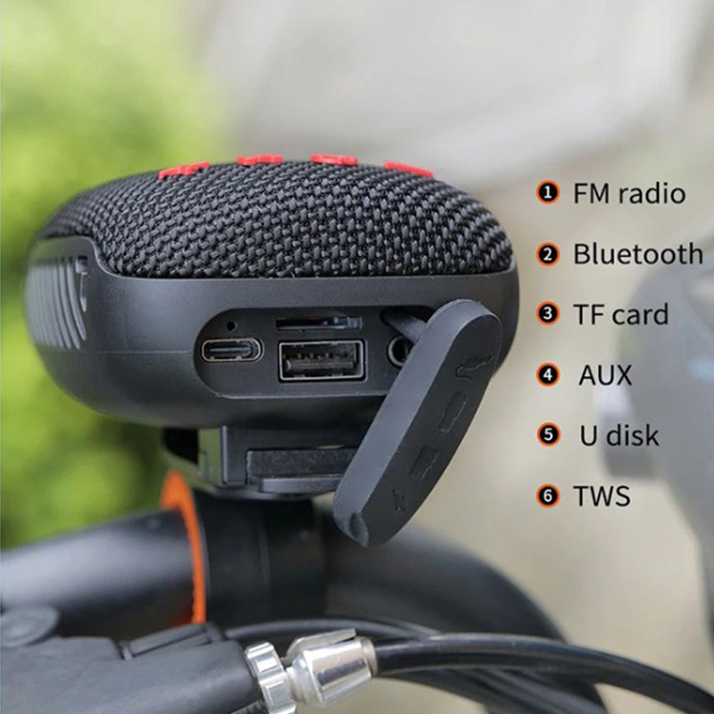 🔈🔈50% RABATT🚲Bluetooth-sporthögtalare för cyklar – IPX5 vattentät, stöd för TWS och MicroSD-kort 🚴‍♂️🔊