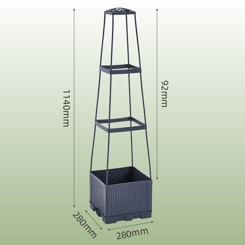 🪴55% RABATT NU☀️Upphöjda blomlådor med spaljé till trädgården💧