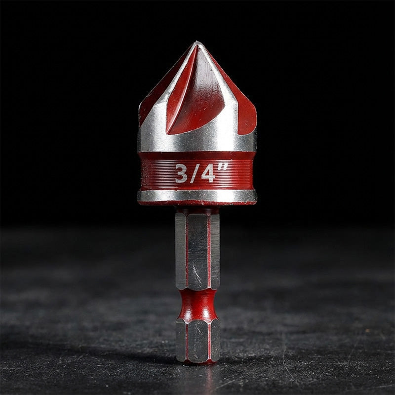 🔩✨ Försänkningsborrsats i högkolstål – 5-skärs design & 82° spets för trä och metall 🛠️⚡