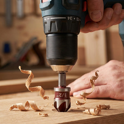 🔩✨ Försänkningsborrsats i högkolstål – 5-skärs design & 82° spets för trä och metall 🛠️⚡