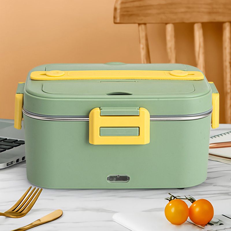 🍱✨ Elektrisk Bento-lunchlåda i rostfritt stål – värm lunchen direkt i matlådan 🔥