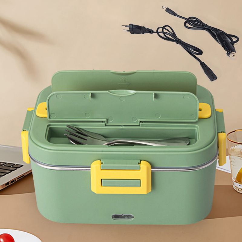 🍱✨ Elektrisk Bento-lunchlåda i rostfritt stål – värm lunchen direkt i matlådan 🔥