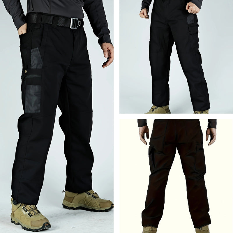 👖 50 % RABATT NU! 🛡️ Herr cargobyxor i taktisk design – gott om fickor, förstärkta knän & perfekta för krävande aktiviteter 💪
