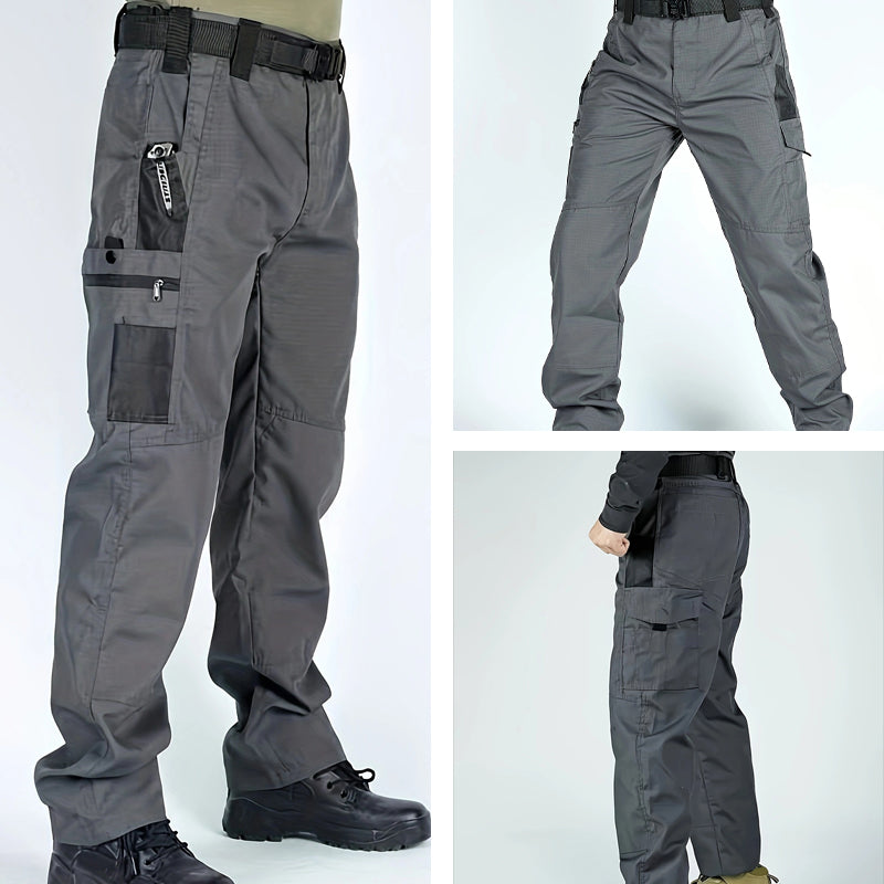 👖 50 % RABATT NU! 🛡️ Herr cargobyxor i taktisk design – gott om fickor, förstärkta knän & perfekta för krävande aktiviteter 💪