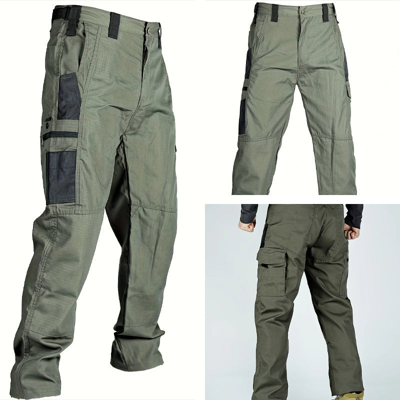 👖 50 % RABATT NU! 🛡️ Herr cargobyxor i taktisk design – gott om fickor, förstärkta knän & perfekta för krävande aktiviteter 💪