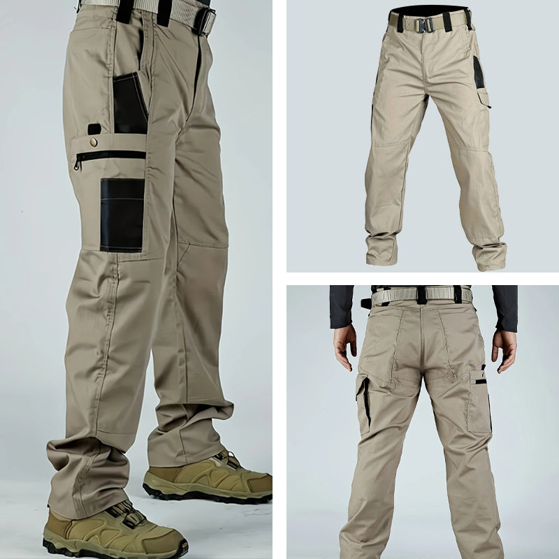 👖 50 % RABATT NU! 🛡️ Herr cargobyxor i taktisk design – gott om fickor, förstärkta knän & perfekta för krävande aktiviteter 💪