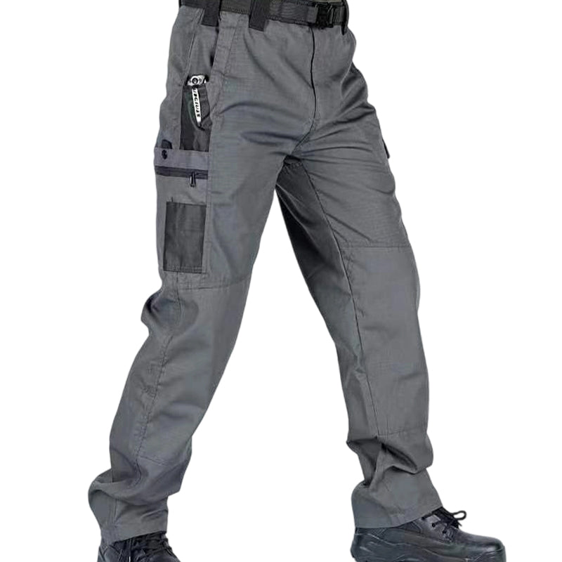 👖 50 % RABATT NU! 🛡️ Herr cargobyxor i taktisk design – gott om fickor, förstärkta knän & perfekta för krävande aktiviteter 💪